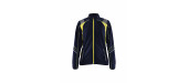 4973 Veste micropolaire détails fluo femme