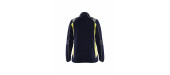 4973 Veste micropolaire détails fluo femme