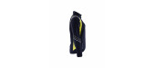 4973 Veste micropolaire détails fluo femme