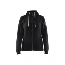 4974 Sweat zippé à capuche femme