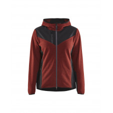 5941 Veste tricotée avec softshell femme