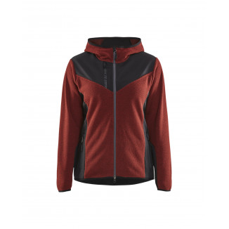 5941 Veste tricotée avec softshell femme