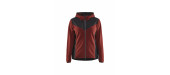 5941 Veste tricotée avec softshell femme