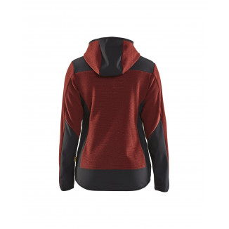 5941 Veste tricotée avec softshell femme