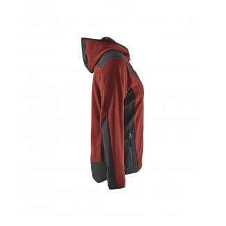 5941 Veste tricotée avec softshell femme