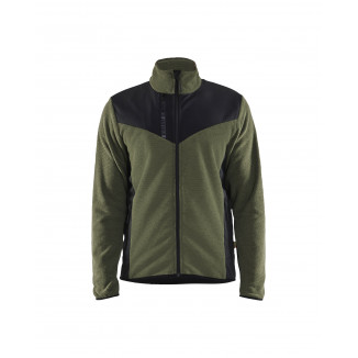 5942 Veste tricotée avec softshell