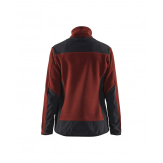 5943 Veste tricotée avec softshell femme