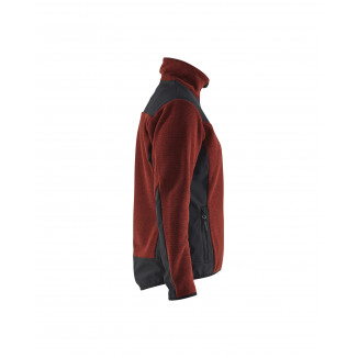 5943 Veste tricotée avec softshell femme