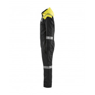 6787 Combinaison hiver manches longues à capuche détails fluo