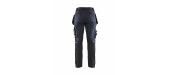 7115 Pantalon artisan +stretch femme