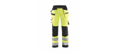 7167 Pantalon softshell haute-visibilité femme
