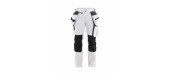 7179 Pantalon peintre stretch 4D femme