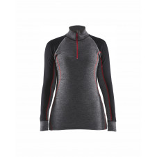 7299 Haut de sous-vêtement col zippé XWARM femme